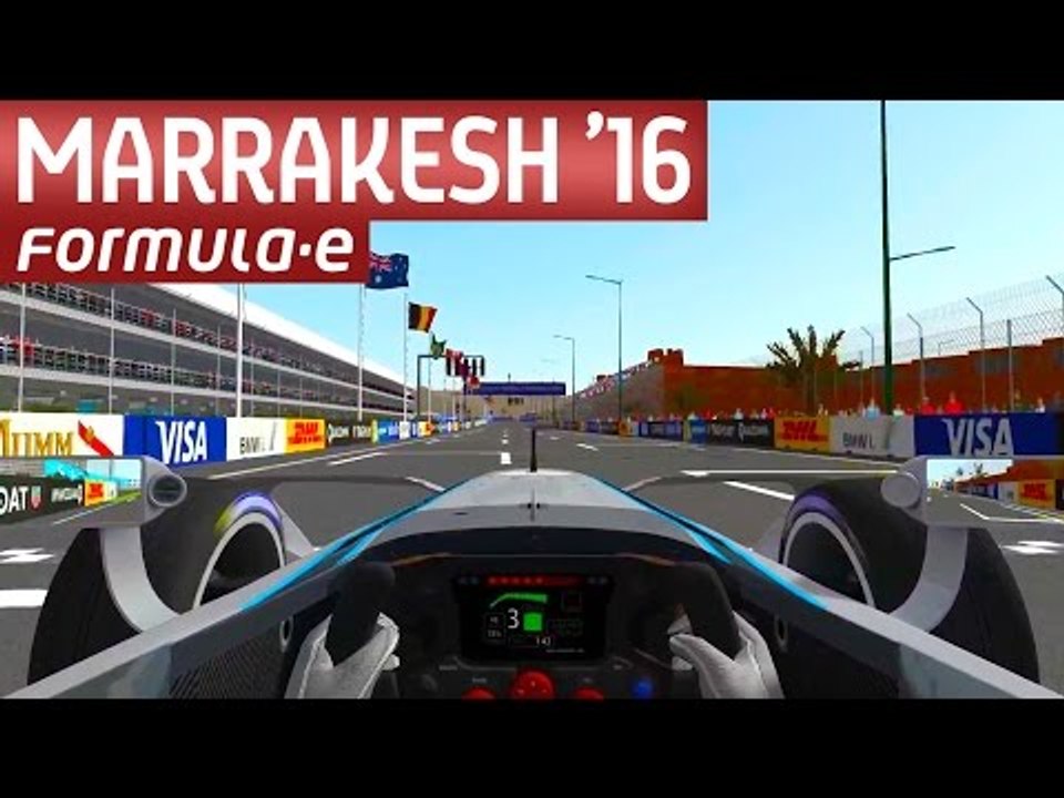 Marrakesh ePrix Virtual Lap - Formula E