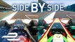 Side By Side Comparison: Vergne vs di Grassi Onboard Qualifying Lap - Formula E