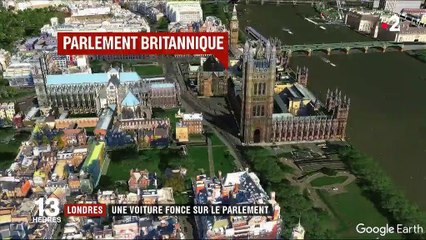 Londres : une voiture fonce sur des cyclistes devant le Parlement