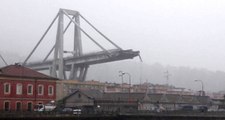 İtalya'da Onlarca Kişinin Öldüğü Faciada Köprünün Çöküş Anı