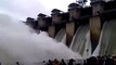 Krs Dam | Karnataka India | huge Water Coming of Crest Gate |