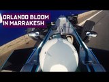 Orlando Bloom Crashes Formula E Car In Marrakesh!