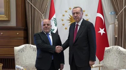 Cumhurbaşkanı Erdoğan, Irak Başbakanı İbadi'yi Kabul Etti