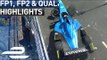 FP1, FP2 & Qualifying Highlights - Saturday - 2017 Formula E Hydro-Quebec Montreal ePrix