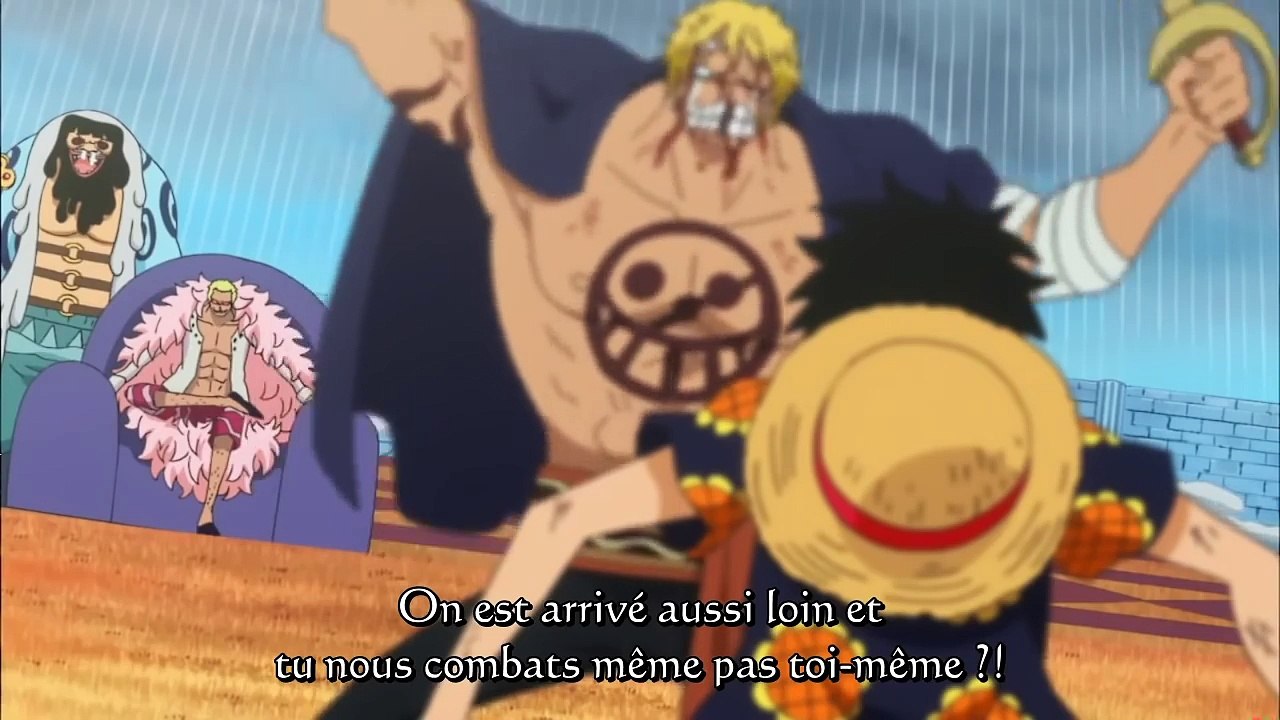 One Piece E 698- Luffy se déchaine contre Doflamingo! (vostfr )