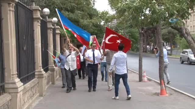 Azerbaycan'da ABD'nin Türkiye'ye Yönelik Yaptırımları Protesto Edildi