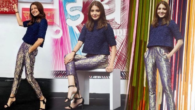 Anushka Sharma बनारसी पैंट में दिखीं Stylish, सुई-धागा के ट्रेलर लॉन्च पर दिखा ऐसा Look | Boldsky