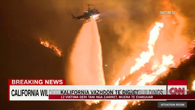 Kalifornia vazhdon luftën me flakët, deri tani 12 viktima - News, Lajme - Vizion Plus