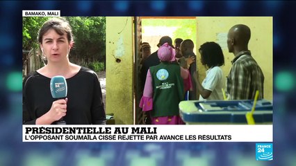 Présidentielle au Mali : l''opposant Cissé dénonce "une dictature de la fraude"