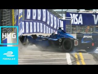 Best Crashes, Spins, Slides and Saves! | 2017 HKT Hong Kong E-Prix