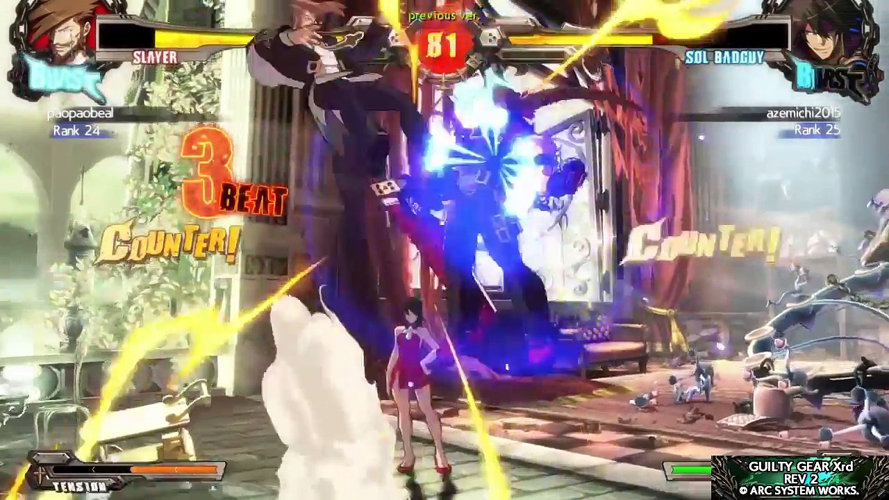 Guilty Gear Xrd REV 2 - nekosuke119 Faust Vs idebrothers Ky Kiske