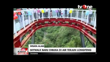 Cara Ekstrem Menikmati Pesona Air Terjun Longfeng