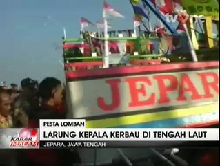 Tradisi Syawalan, Warga Jepara Melarung Kepala Kerbau