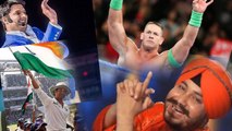 John Cena Confuses Fans by sharing Kapil Sharma, Daler Mehndi & Sachin Tendulkar's Photo | FilmiBeat