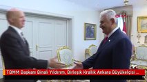 TBMM Başkanı Binali Yıldırım, Birleşik Krallık Ankara Büyükelçisi Dominick Chilcott'ı Kabul Etti