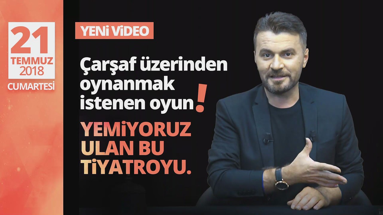 Çarşaf üzerinden oynanmak istenen oyun! YEMİYORUZ ULAN BU TİYATROYU!