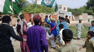 Way of Celebration, Independence Day of Pakistan in a Village of District Khanewal, Punjab, Pakistan