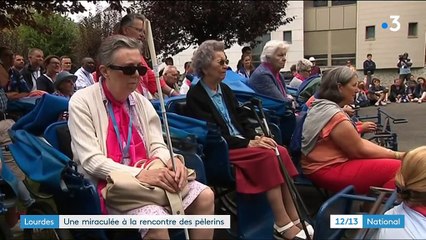 Lourdes : une miraculée à la rencontre des pèlerins