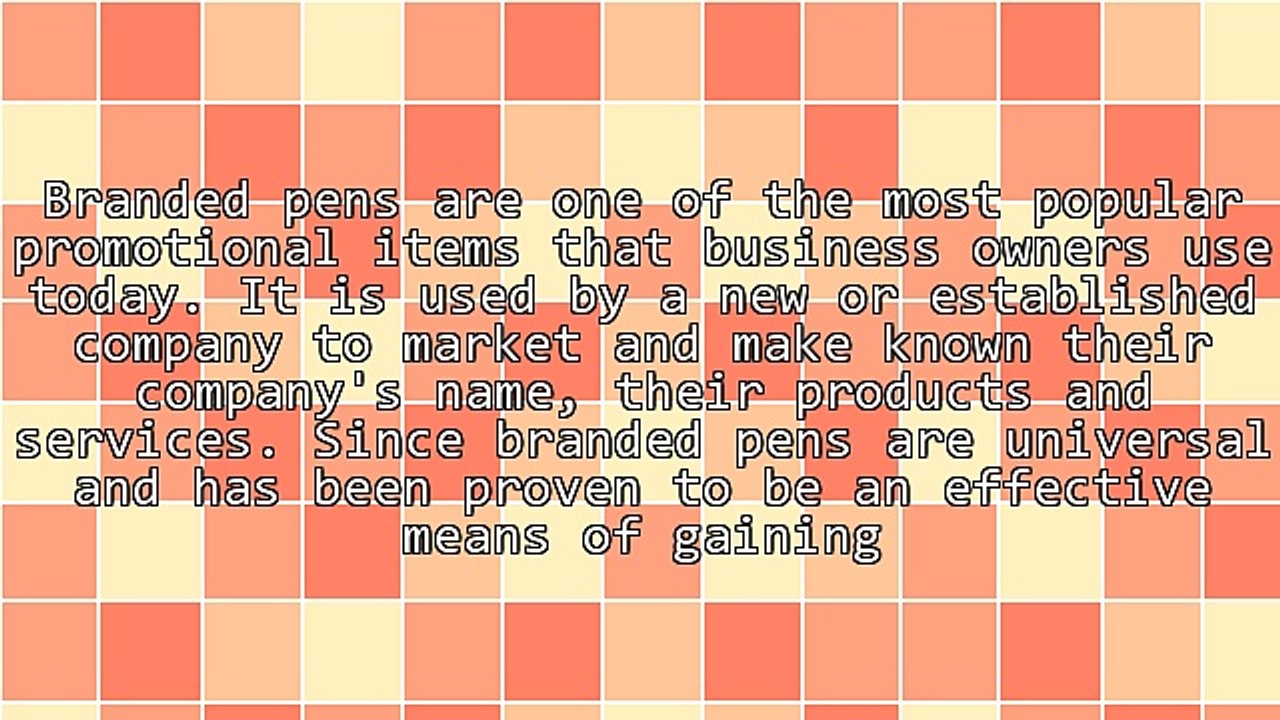 Why Are Branded Pens a Useful Marketing Tool?
