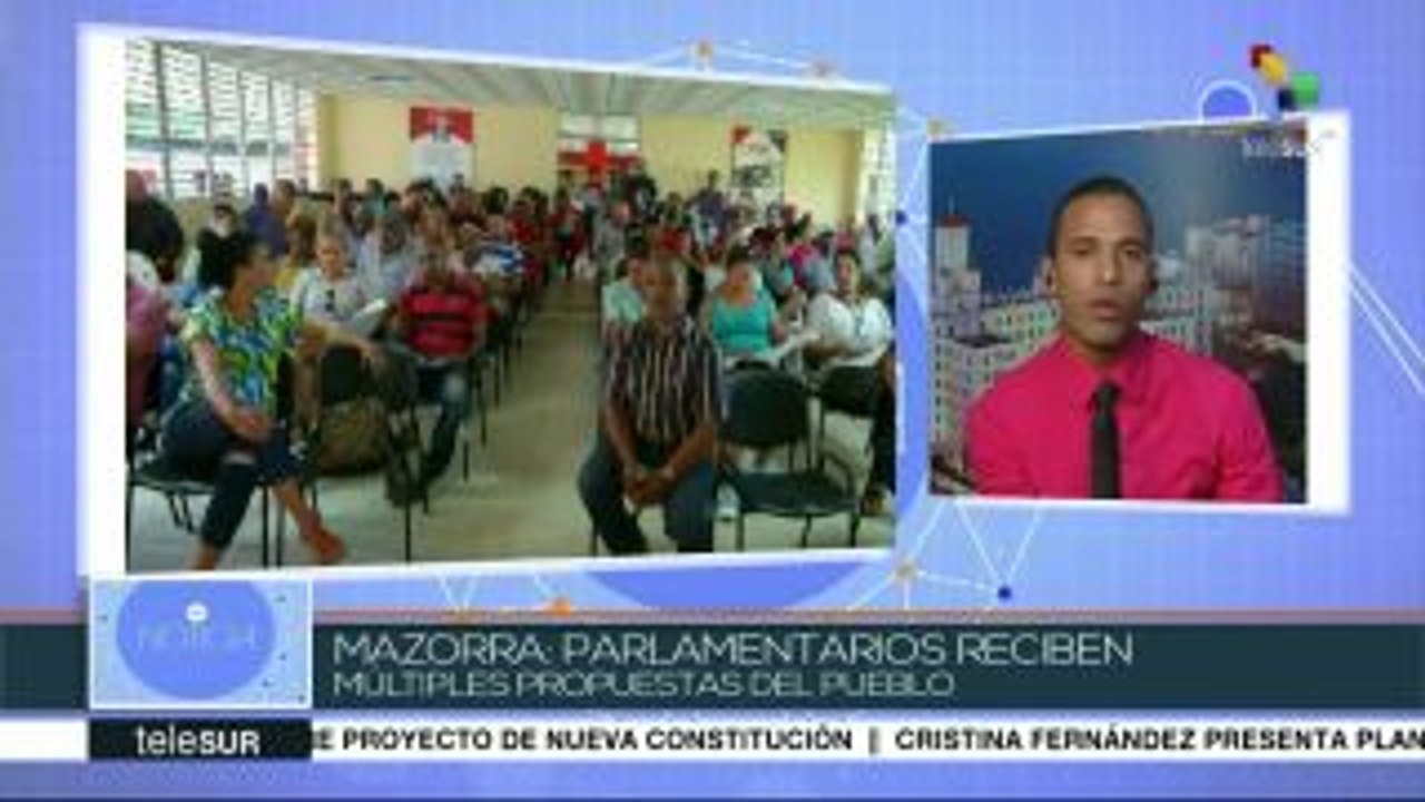 Mazorra: Estamos actualizando nuestra Constitución que tiene 42 años