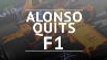 Alonso announces Formula 1 retirement