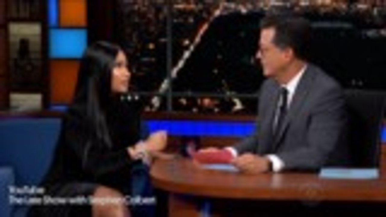 Nicki Minaj Performs Hilarious Freestyle Rap on ‘Late Show’ | Billboard News