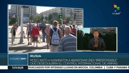 Rusia insta a EEUU no desequilibrar el sistema del control de armas