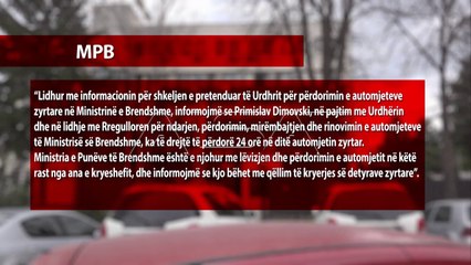 Skandali me veturën zyrtare, Qeveria shkarkon drejtorin e BSP-së, Llaze Vellkovski