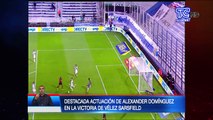 Destacada actuación de Alexander Domínguez en la victoria de Vélez Sarsfield