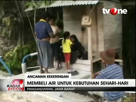 Warga Pangandaran Terpaksa Beli Air Bersih Karena Dilanda Kekeringan