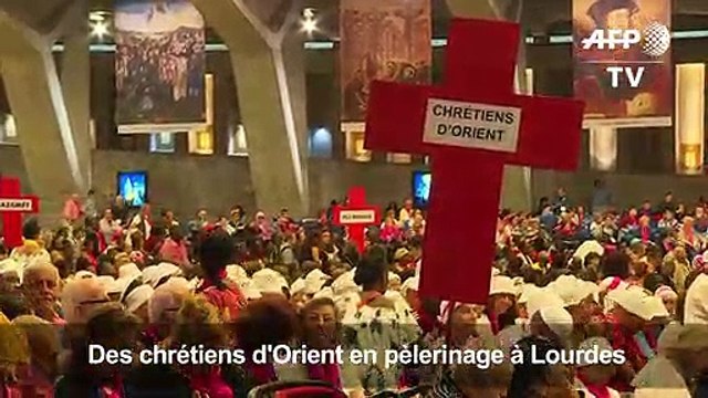 Des chrétiens d'Orient en pèlerinage à Lourdes