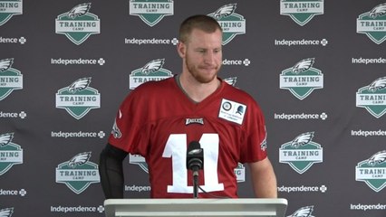 Wentz on getting cleared for Week 1: I've known it's going to be close for a while