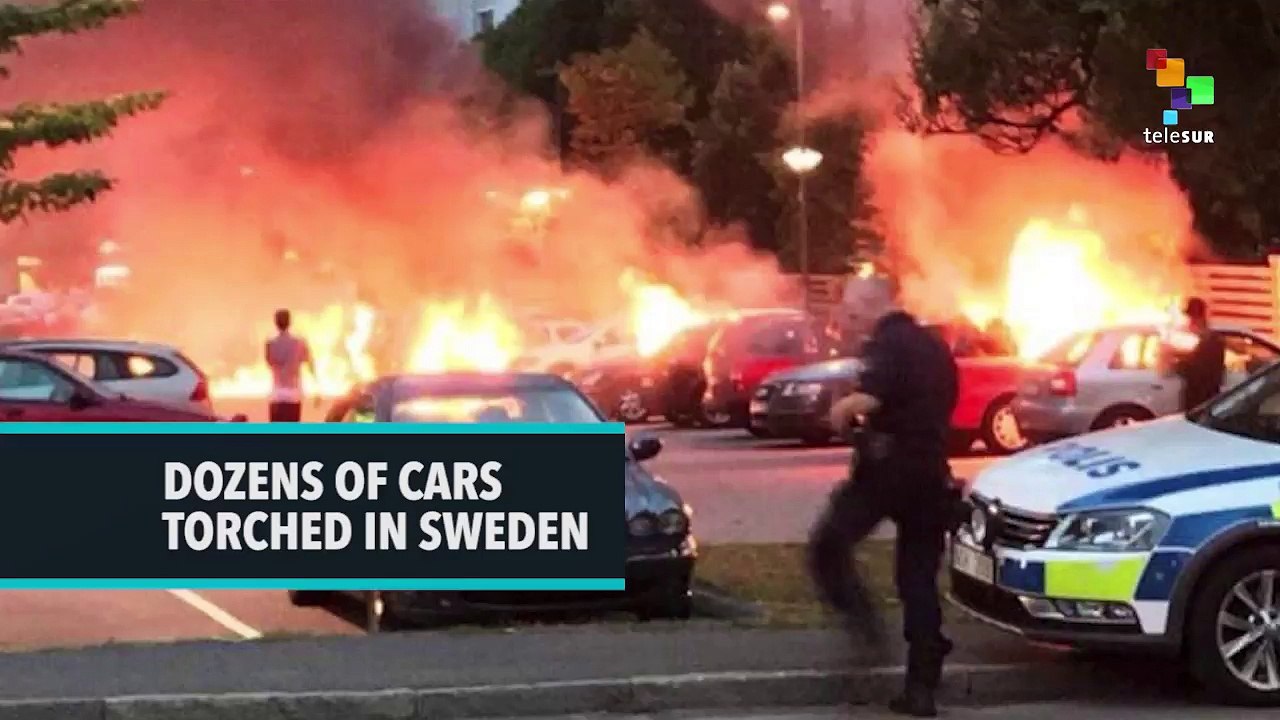 Dozens Of Cars Torched In Sweden
