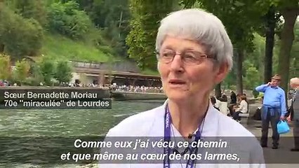 Lourdes célèbre Bernadette Moriau, 70e "miracle" de l'Eglise