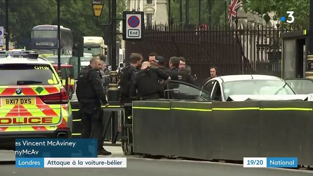 Londres : une attaque à la voiture-bélier devant le Parlement britannique fait plusieurs blessés