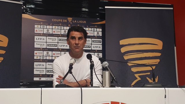 La réaction de Didier Tholot après le premier succès de l'ASNL cette saison face au Red Star en Coupe de la Ligue