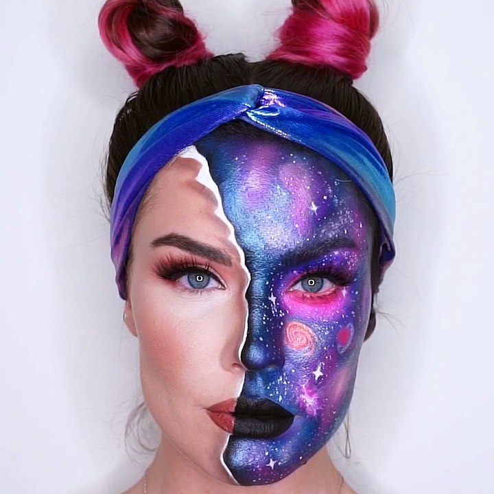 How to Do Galaxy Makeup