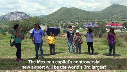 Mine used to build Mexico's airport faces backlash from locals