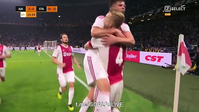 Ajax 3 – 0 Standard Liege Highlights & Full Match 2018 - Replay Goals