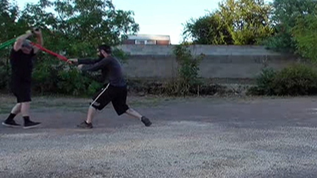 sabre laser deux mains