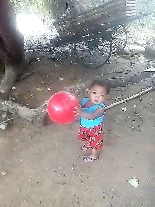 Wherever you are : ball and babys are great fun. This happens to be in the Philipinnes
