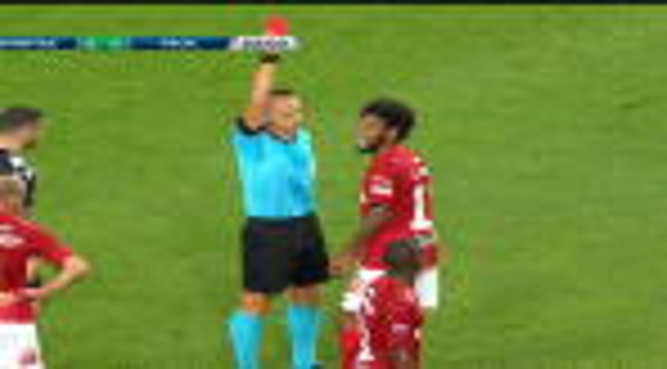 Luiz Adriano sees red as Spartak crash out of Champions League