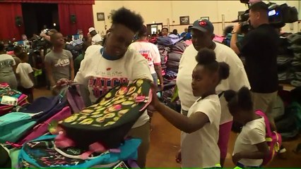Jennifer Hudson Honors Slain Nephew by Handing Out School Supplies to Kids in Chicago