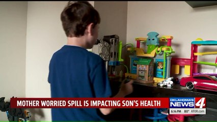 Mom Says Son in Need of Medical Treatment Following Exposure to Crude Oil Spill Near Playground