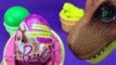 Play Doh Ice Cream Cups Barbie Surprise Eggs Splashlings Surprise_Toys