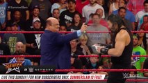 Paul Heyman and Brock Lesnar ambush Roman Reigns Raw Aug 13 2018
