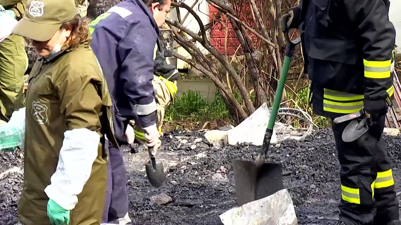 Chilean president visits nursing home after fire kills 10