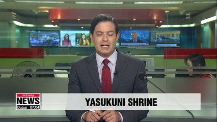 Abe sends ritual offering to Yasukuni shrine for war dead