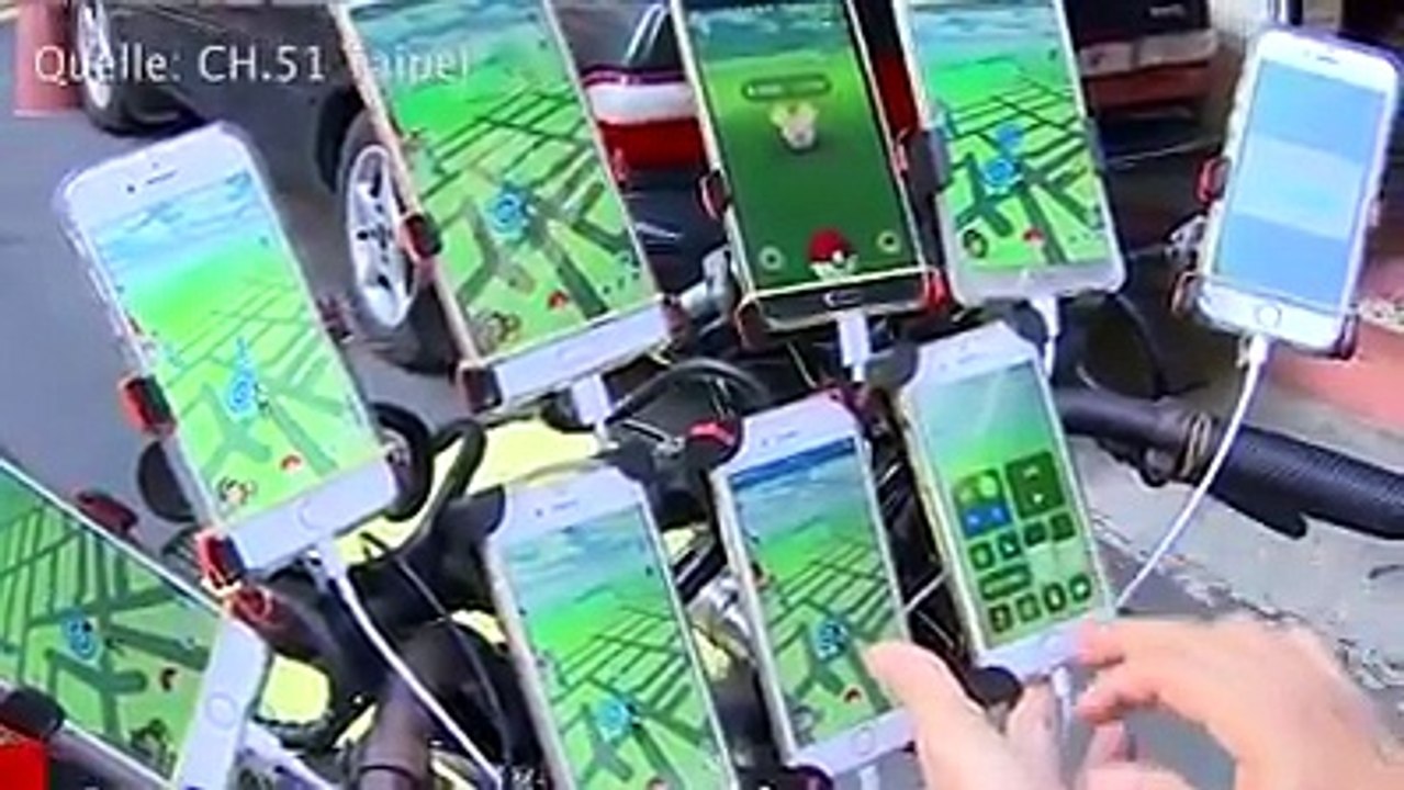 Gegen diesen Taiwanesen sehen gewöhnliche Fans des beliebten Spiels ganz schön alt aus. Der 70-jährige Chen San-Yuan zockt auf elf Smartphones gleichzeitig. In