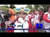 Beragam Kostum Unik Dari Anak-anak Sampai Lansia Ikuti Gerak Jalan Santai-NET12